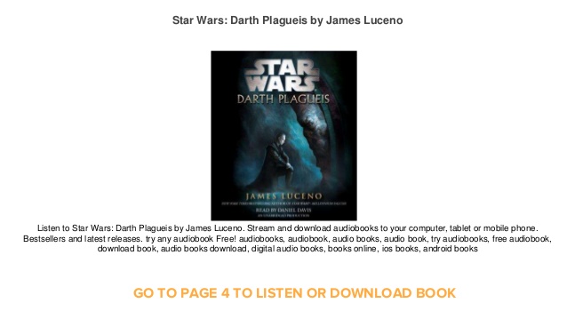 Star Wars Darth Plagueis Audiobook Free Download